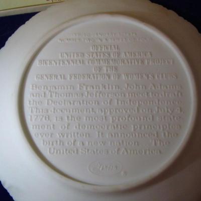 Fenton 'Life, Liberty, and the Pursuit of Happiness' Plate- 8