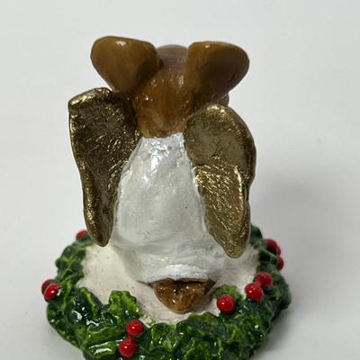 Wee Forest Folk Pagent Angel with Holly M-145b