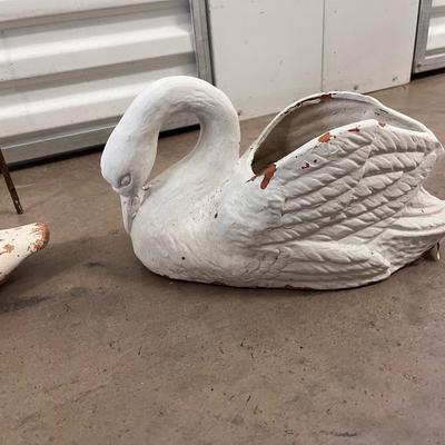 swan flower pot