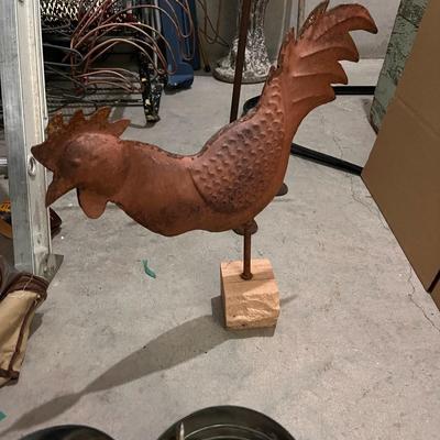 rooster outdoor art