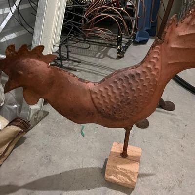 rooster outdoor art