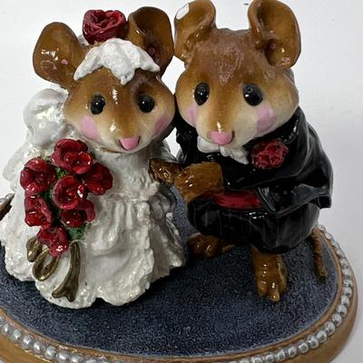 Wee Forest Folk The Wedding Pair M-200 Red