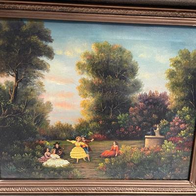 INV #29: B. Czerniawski painting C. 1952, H 15.5" x 19.5"