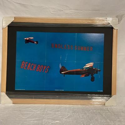 INV #80: The Beach Boys Endless Summer vinyl 45 record poster, 1974. H 20" x W 29"