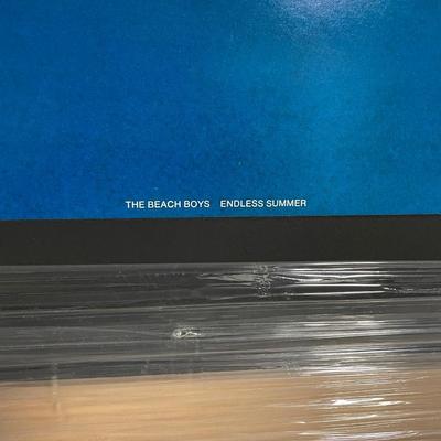 INV #80: The Beach Boys Endless Summer vinyl 45 record poster, 1974. H 20" x W 29"