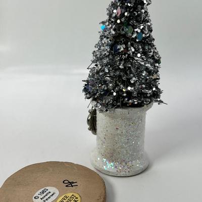 Wee Forest Folk ceramic path Handmade siver mini Chritsmas tree