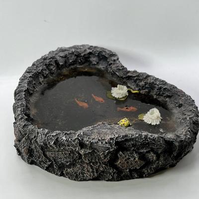 Lilliput Lane Koi Pond with Water Lillies