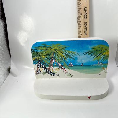 Wooden background for Wee Forest Folk Sailing on the Bay USA