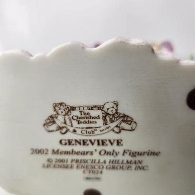 Cherished Teddies 2002 Members only  Genevieve, #CT024
