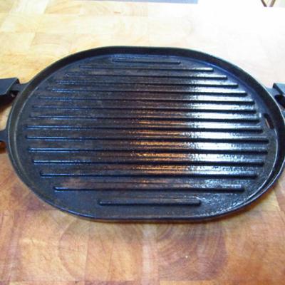 NuWave Grill Pan- Precision Induction Cast Iron Double Handle