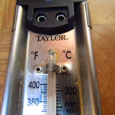 Pair of Metal Deep Frying/Candy Making Thermometers by Taylor