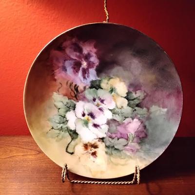 Vintage O & E.G. Austria Royal China Cabinet Plate Circa 1899-1918