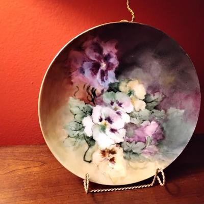 Vintage O & E.G. Austria Royal China Cabinet Plate Circa 1899-1918