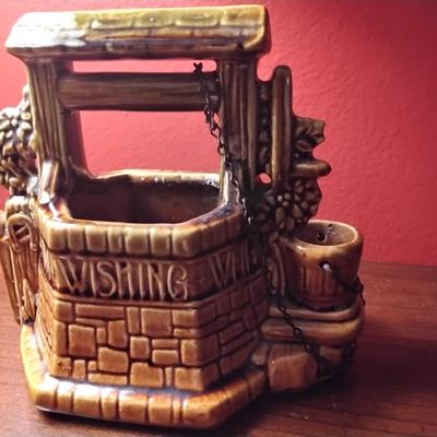 McCoy Wishing Well Ceramic Cachepot