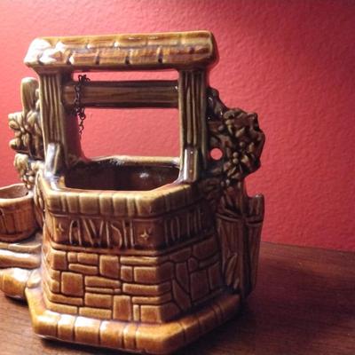 McCoy Wishing Well Ceramic Cachepot