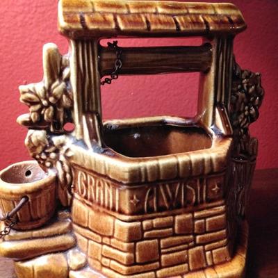 McCoy Wishing Well Ceramic Cachepot