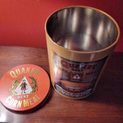 Quaker Best Corn Meal Tin