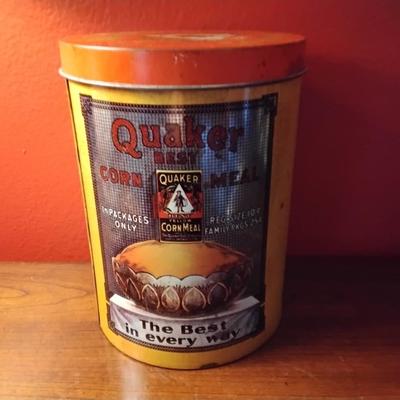 Quaker Best Corn Meal Tin