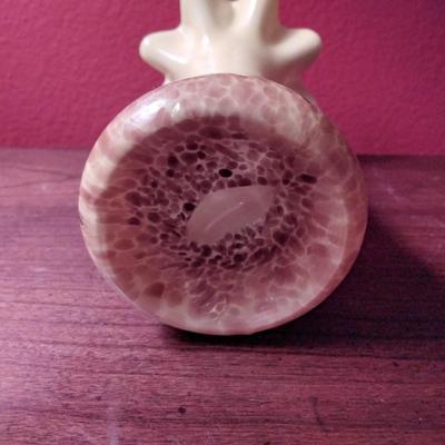 1930S KRALIK CZECH END OF DAY GLASS VASE