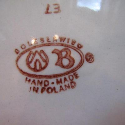 Boleslawiec Pottery Dinnerware: 7- 8