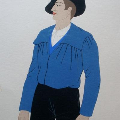 Spanish Manâ€™s Costume from Guipjzcoa by Emile Gallois,