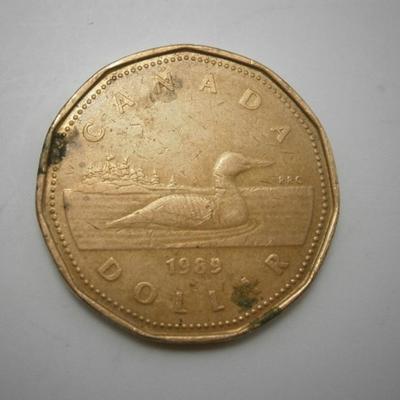 CANADA 1989 One Dollar Coin