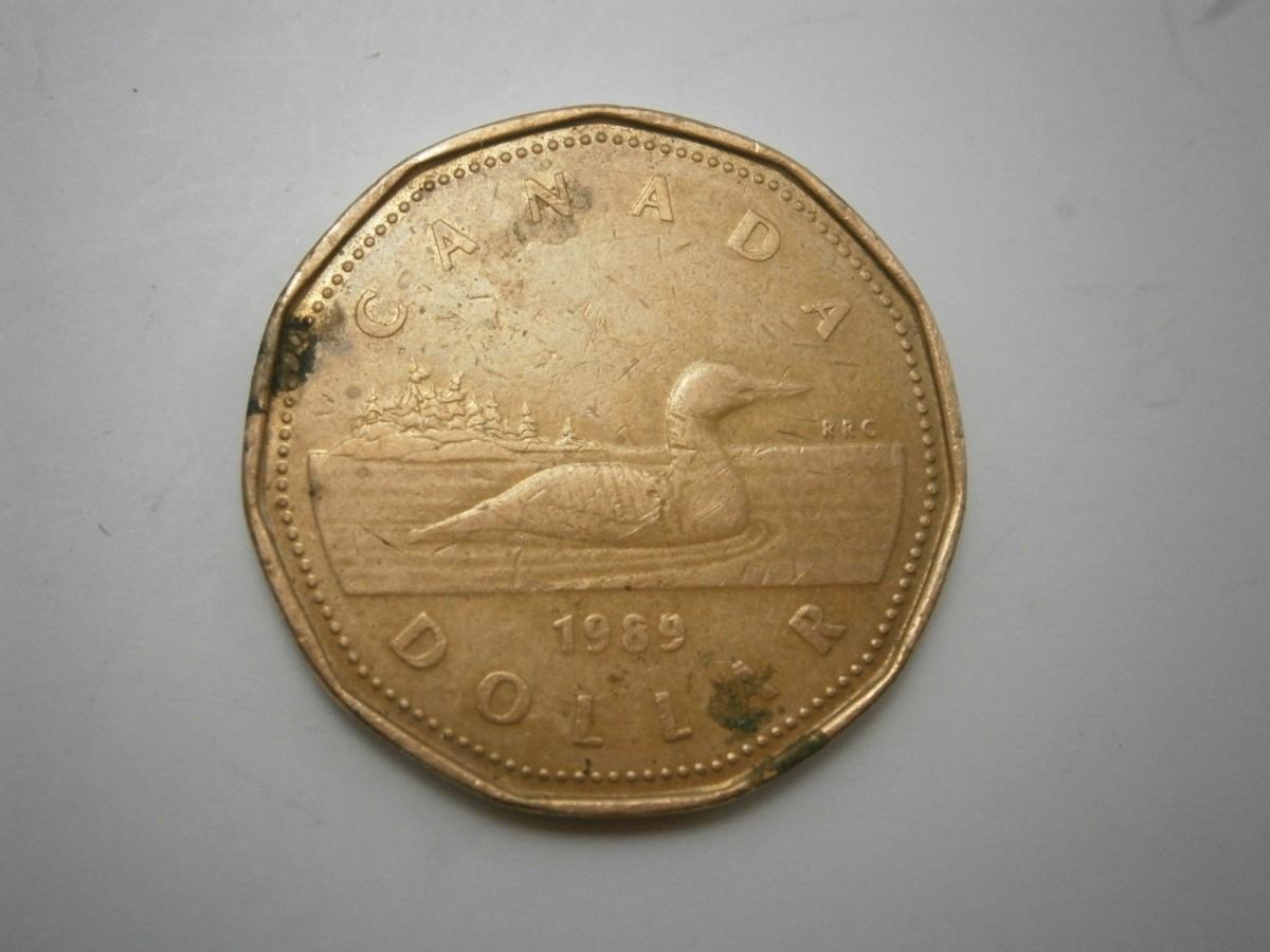 CANADA 1989 One Dollar Coin EstateSales canada-1989-one-dollar-coin-estatesales