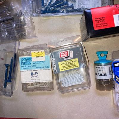 LOT 73  NICE ASSORTMENT OF FASTENERS AND MORE (BASEMENT)