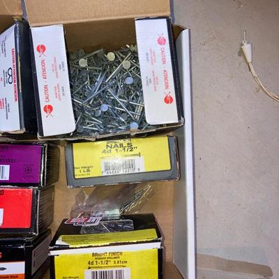 LOT 73  NICE ASSORTMENT OF FASTENERS AND MORE (BASEMENT)