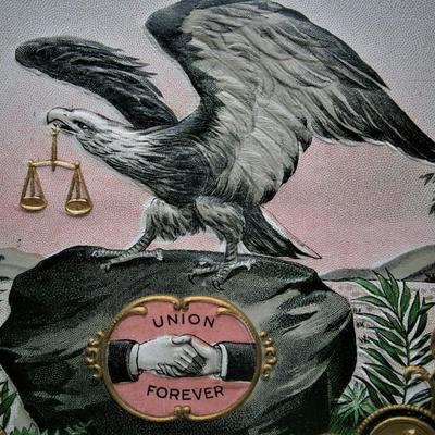 "UNION FOREVER" Outer Cigar Box Label