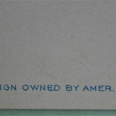 "STATESMEN" Inner Lid Cigar Box Label,