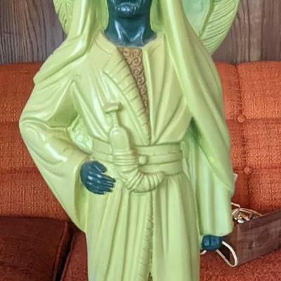 Vintage Chalkware Table Lamp Set of 2