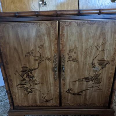 Vintage Oriental Cabinet