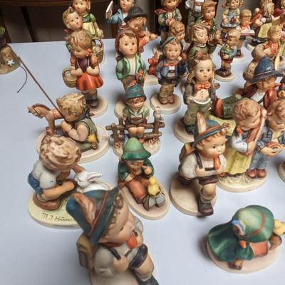 Hummel Figurines- Lot of 105 pieces in various sizes