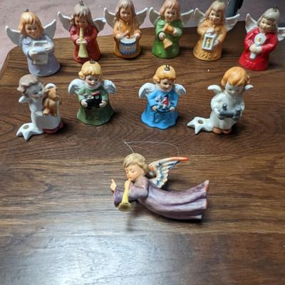 Goebel Christmas Angel Ornaments-Lot of 11