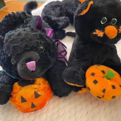 Halloween Stuffed Cats - Medium sized