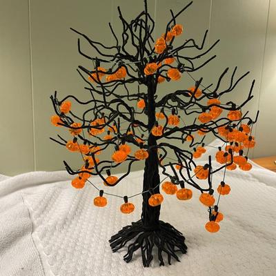 Spooky Tree with Garland