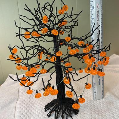 Spooky Tree with Garland