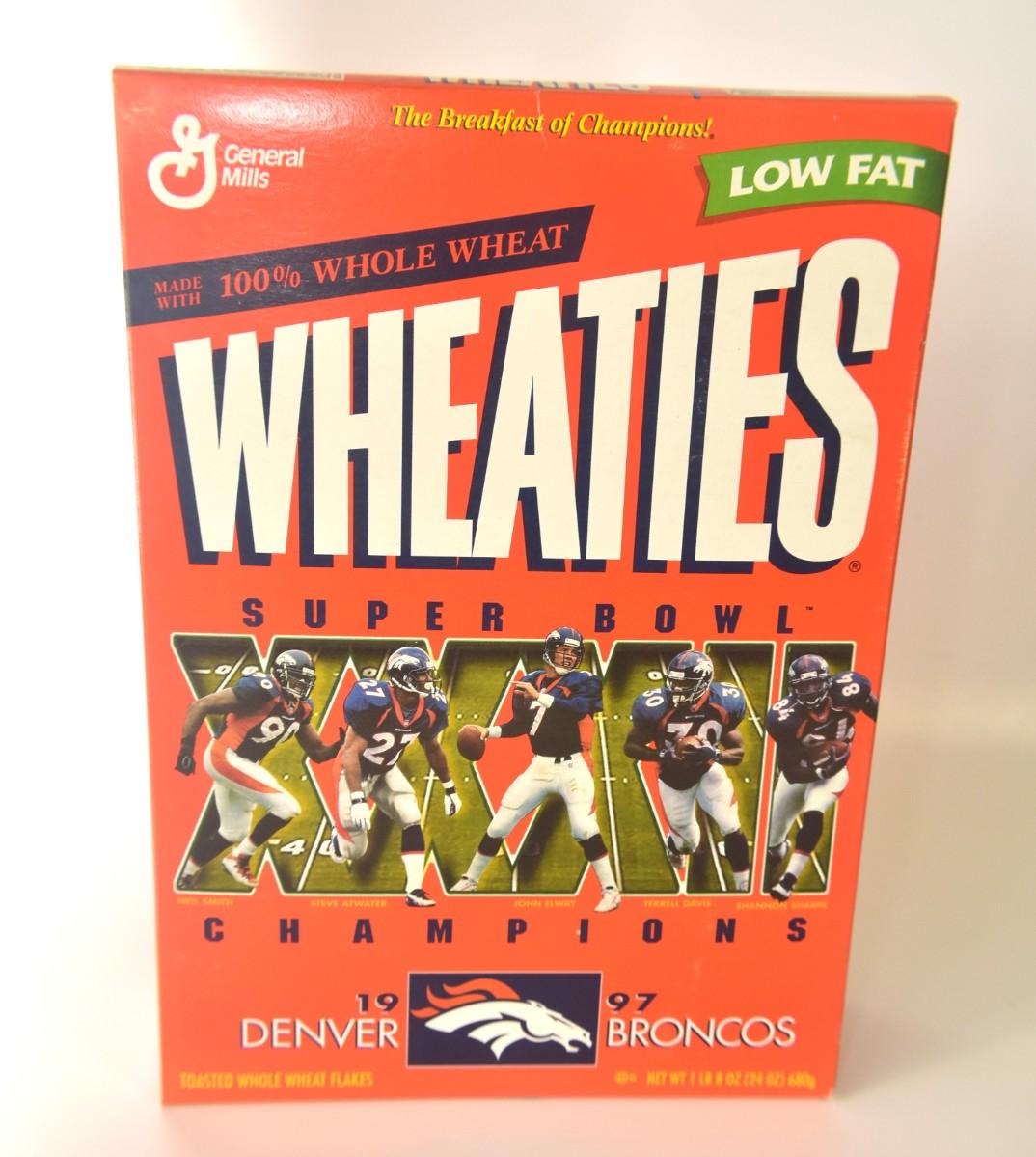 Broncos Wheaties Box