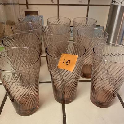 Vintage Libby Glasses - set of 10