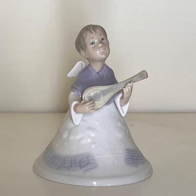 Lladro Angle Playing Mandolin Bell