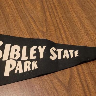 Lot 10: Vintage Sibley State Park Pennant