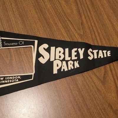 Lot 10: Vintage Sibley State Park Pennant