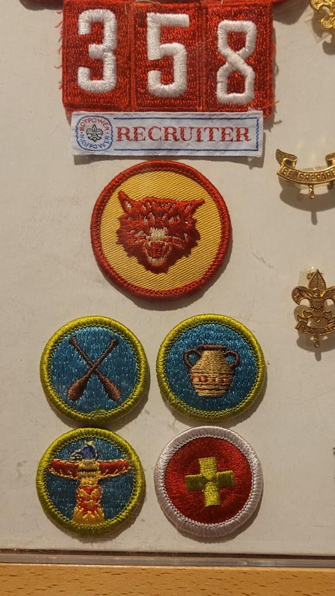 Lot 23 Vintage Boy Scout Patches & Pins including Toledo Ohio Area