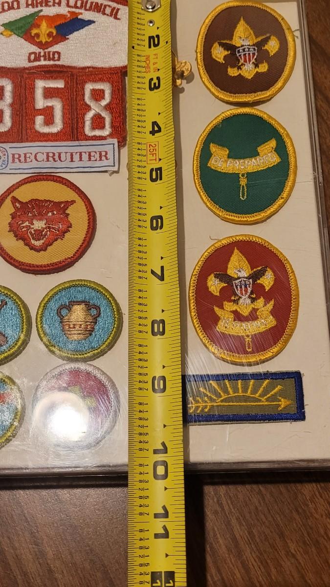 Lot 23 Vintage Boy Scout Patches & Pins including Toledo Ohio Area