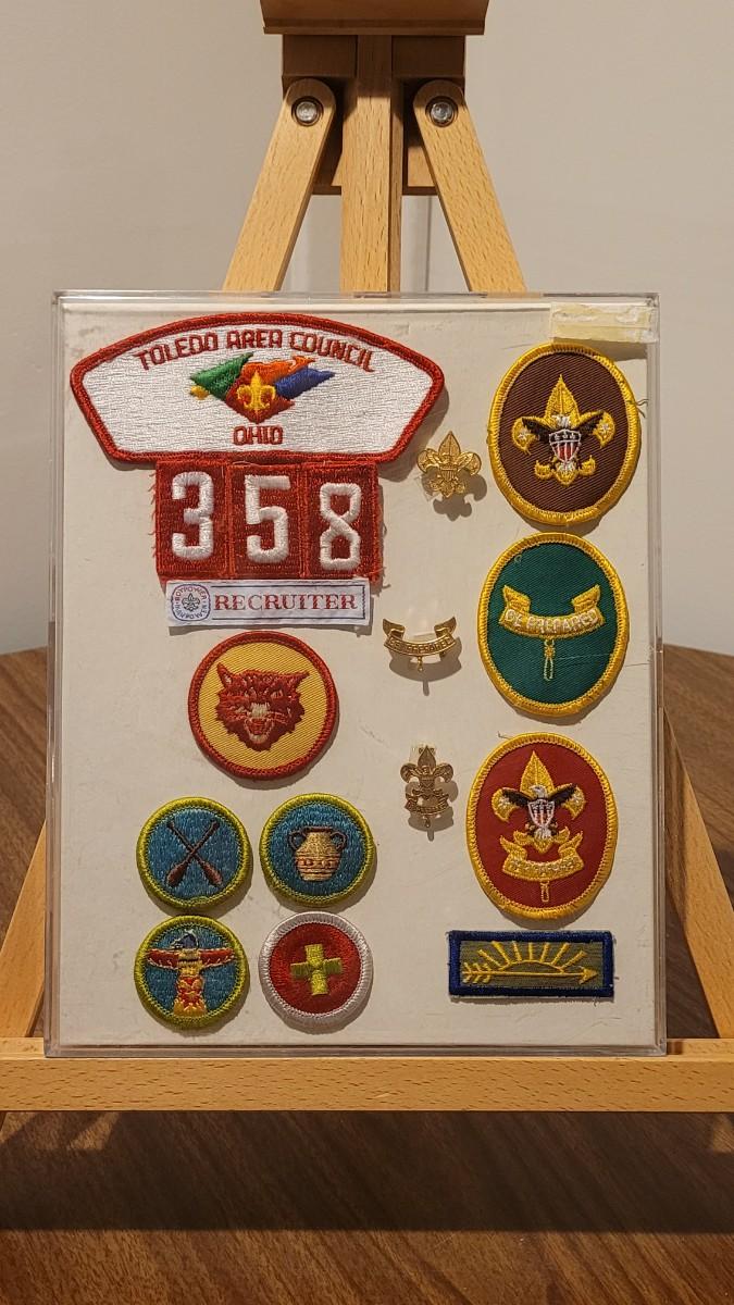 Lot 23 Vintage Boy Scout Patches & Pins including Toledo Ohio Area