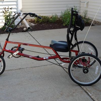 ADULT STYLE RECUMBENT TRICYLE SUN EZTRI CLASSIC