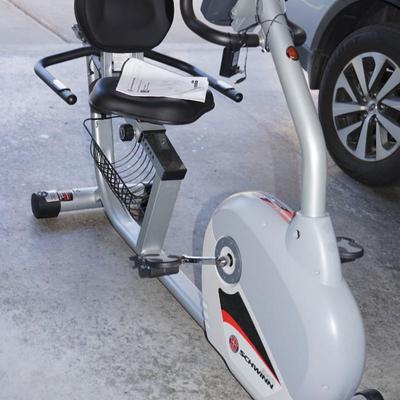SCHWIN FITNESS 140/240 RECUMBENT EXERCISE BIKE