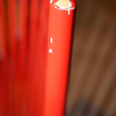 SCANDINAVIAN ROPE SEAT ROCKER /RED