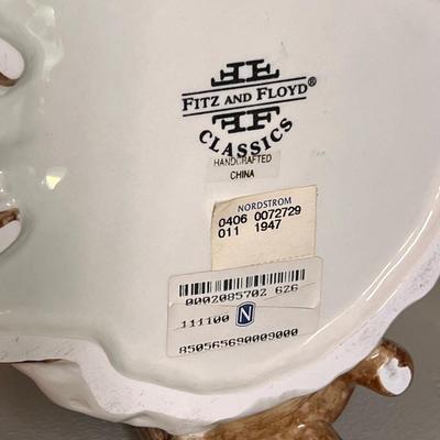 Fitz & Floyd Classics Figural Holiday Christmas Teapot Lady Baker